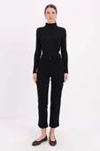 Siyah-Rahat Kalıp Dar Paça Pantolon thumbnail 2
