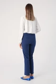 İndigo-Likralı Cigarette Pantolon thumbnail 4