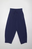 İndigo-Cepli Müslin Pantolon thumbnail 5