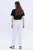 Beyaz-Jogger Pantolon - 4