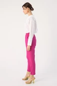 Fuşya-Beli Lastikli Havuc Pantolon thumbnail 3