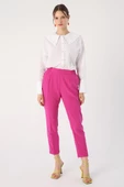 Fuşya-Beli Lastikli Havuc Pantolon thumbnail 2