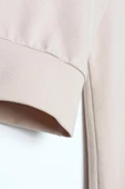 Bej01-Fermuarlı Sweat Hırka - 6