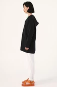 Lacivert-Fermuarlı Sweat Hırka - 3