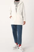 Ekru-Fermuarlı Sweat Hırka - 2