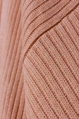 Soft Turuncu-Fitilli Kuşaklı Uzun Triko Hırka - 8