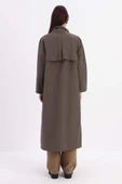 Haki-RÜZGARLIKLI FERMUARLI TRENÇKOT thumbnail 4