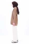 Vizon-Fermuarlı Sweat Hırka - 3