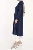 İndigo-Kapüşonlu Fermuarlı Hırka thumbnail 4
