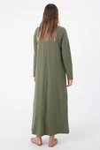 Haki-Uzun Kollu İçlik Elbise thumbnail 4