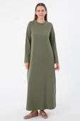 Haki-Uzun Kollu İçlik Elbise thumbnail 2