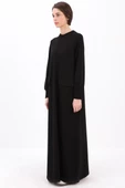 Siyah-Cepli Örme Elbise thumbnail 3