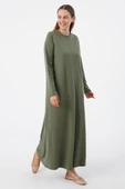 Haki-Uzun Kollu İçlik Elbise thumbnail 1