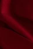 Bordo-Pamuklu Gömlek Yaka Cepli Fırfırlı Örme Elbise - 7