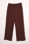 Acı Kahve01-Tüvit Garni Detaylı Pantolon Takımı thumbnail 7