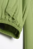 Yeşil-Viskon Degaje Detaylı Pantolonlu Takım thumbnail 9