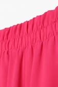 Pembe-Asimetrik Kesim Tunikli Bol Paça Pantolonlu Salaş Takım - 6