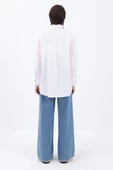 Beyaz-FIRFIRLI GÖMLEK TUNİK thumbnail 4
