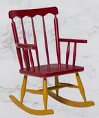 Sandalye Zus 293 Model 90470 Sallanan Ahşap Retro Ayak Kutuda Sevk El Yapım - 4