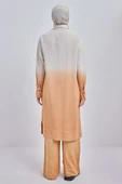 Camel-Degrade Keten Pantolonlu Takım thumbnail 4