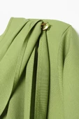 Yeşil-Viskon Degaje Detaylı Pantolonlu Takım thumbnail 10