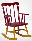 Sandalye Zus 293 Model 90470 Sallanan Ahşap Retro Ayak Kutuda Sevk El Yapım - 5