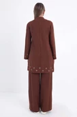 Kahve-Kuşgözlü Pantolonlu Takım thumbnail 4