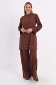 Kahve-Kuşgözlü Pantolonlu Takım thumbnail 1