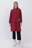 Gül-Aksesuar Cepli Sweat Tunik thumbnail 2