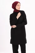 Siyah-Kolu Fermuarlı Tunik thumbnail 1