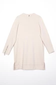 Açık Bej-Kolu Fermuarlı Tunik thumbnail 7