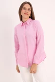 Pembe-Basic Gizli Patlı Gömlek thumbnail 1