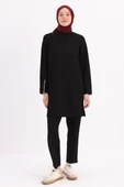 Siyah-Kolu Fermuarlı Tunik thumbnail 2