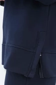 Lacivert-Yanları Fermuarlı Yakalı Sweat Tunik thumbnail 6