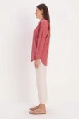 Gül-Oversize Basic Gömlek - 3