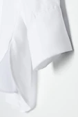 Beyaz-Oversize Basic Gömlek thumbnail 5
