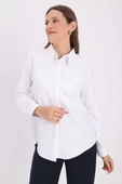 Beyaz-Pamuklu Gizli Patlı Gömlek thumbnail 1