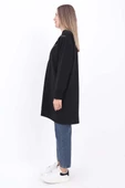 Siyah-SÜS FERMUARLI SWEAT TUNİK - 3