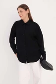 Siyah-Oversize Gömlek thumbnail 1
