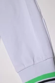 Beyaz-Pamuklu Neon Fermaur Detaylı Sweat Tunik - 6