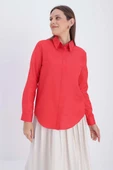 Kırmızı-Pamuklu Gizli Patlı Gömlek thumbnail 1