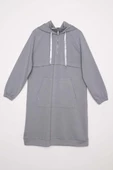Gri-Ön Roba Dubleli Sweat Tunik - 7