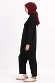 Siyah-Kolu Fermuarlı Tunik thumbnail 3