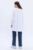 Beyaz-Pamuklu Robadan Büzgülü Tunik thumbnail 4