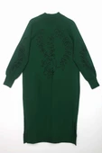Zümrüt-Nakışlı Uzun Sweat Tunik thumbnail 6