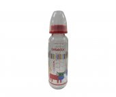 Bebedor 31302 Desenli Cam Biberon 250 Ml - Kırmızı Renkli - 1