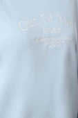 Açık Mavi-Oversize Nakışlı Sweat - 6