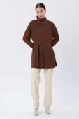 Kahve-Kuşaklı Balıkçı Yaka Tunik thumbnail 1