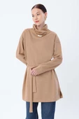 Bej-Kuşaklı Balıkçı Yaka Tunik thumbnail 1