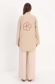Bej-Düğmeli Cepli Gömlek Tunik thumbnail 4